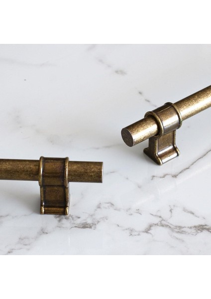 Hisar Antik Sarı Metal Kulp 128 Mm-12.8 cm Mobilya Çekmece Mutfak Dolabı Dolap Kulpları modelleri