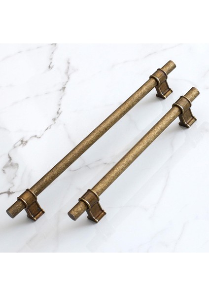 Hisar Antik Sarı Metal Kulp 128 Mm-12.8 cm Mobilya Çekmece Mutfak Dolabı Dolap Kulpları indirimleri