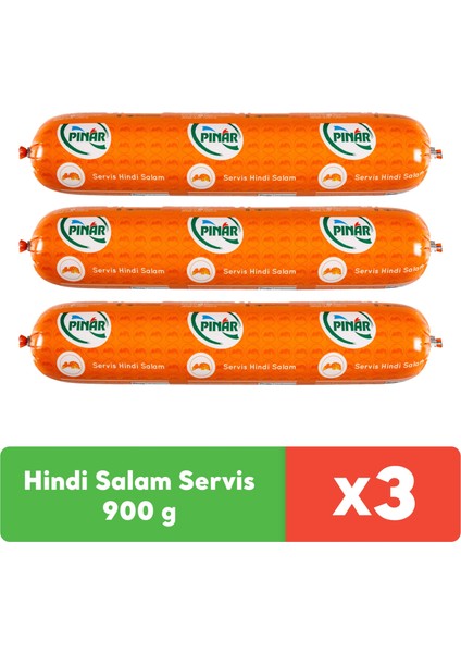 Hindi Salam Servis 900 g x 3 adet