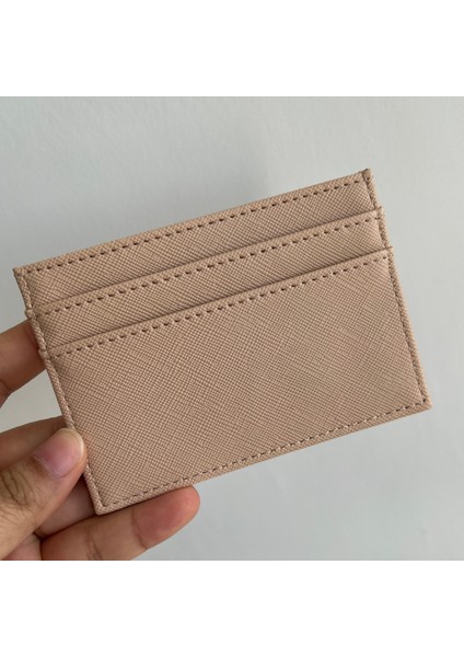 Dropshipping Ince Rfıd Engelleme Cüzdan Saffiano Pu Deri Kredi Kartı Tutucu Özel Ilk Harfler Kımlık Kartı Durumda Hediye (Yurt Dışından)