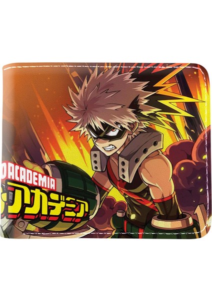 Japon Karikatür My Hero Academia Cüzdan Kısa Çanta Öğrenci Katiyen Para Cebi Kredi Kartı Tutucu (Yurt Dışından)