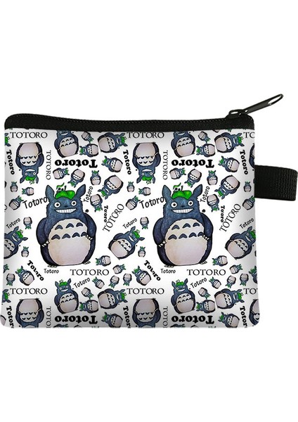 Yeni Varış Totoro/ruhların Kaçışı Karikatür Küçük Cüzdan Kadın Kızlar Sevimli Kedi Kart Tutucu Fermuar Debriyaj Bozuk Para Cüzdanı (Yurt Dışından) fiyatları