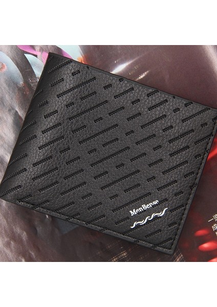 Yeni Varış Erkek Cüzdan Yeni Moda Rahat Bozuk Para Cüzdanı Büyük Kapasiteli Kısa Ince Para Klip Kredi Kartı Çok Fonksiyonlu (Yurt Dışından) fırsatları