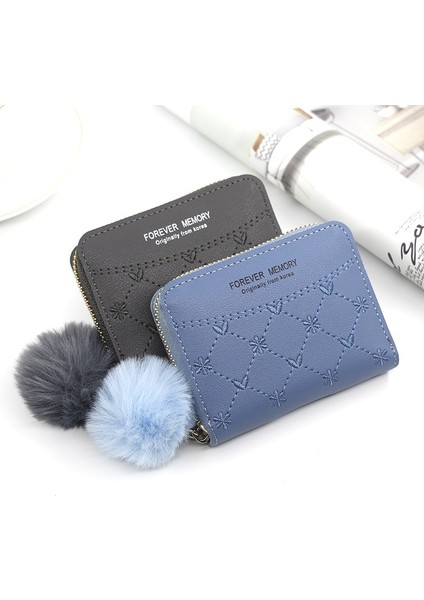 Kadınlar Için Yeni Işlemeli Cüzdan Bayanlar Bozuk Para Çantaları Hairball Püskül Pu Deri Fermuar Kredi Kartı Tutucu Debriyaj Para Çantası Cep (Yurt Dışından) modelleri