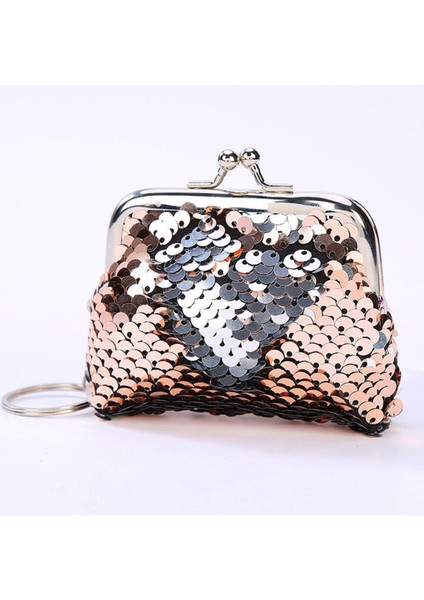 [happytree] Kadın Madeni Pul Mini Bozuk Para Cüzdanı Kadın El Çantası Metal Çile Değişim Anahtarlık Anahtar Erişim Kartı Tutucu Küçük Cüzdan Para Çantası (Yurt Dışından)