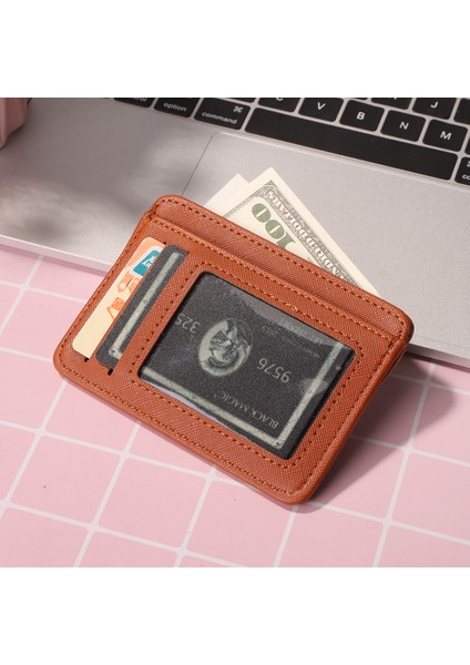 Mini Cüzdan Düz Renk Pu Deri Moda Kadın Kısa Kart Tutucu Bayanlar Çanta Çok Yuvalı Rahat Fermuar Küçük Bozuk Para Cüzdanı (Yurt Dışından) indirimleri