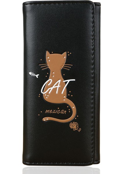 Kadın Cüzdan Uzun Kısa Bayan Çanta Kız Cüzdan Çanta Kartları Kımlık Tutucu Kadın Kedi Bozuk Para Cüzdanı Cep Kılıfı Kaliteli Para Çantaları (Yurt Dışından) indirimleri