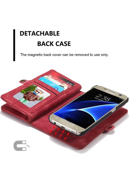 Caseme 008 Hakiki Deri Flip Tip Cep Telefonu Koruyucu Kapak Cüzdan Kılıf (Yurt Dışından)