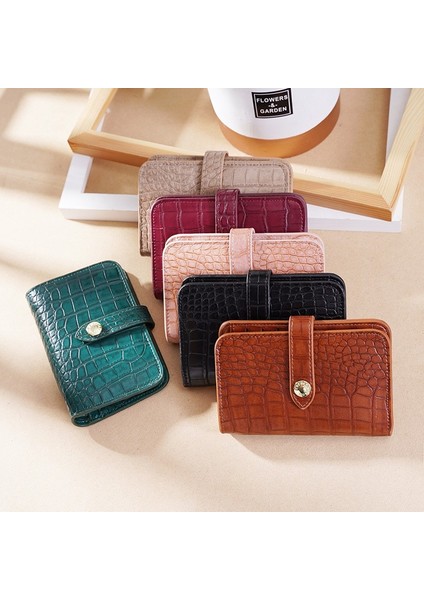 Kadın Cüzdan Yeni Lüks Debriyaj Kız Için Timsah Baskı Çanta Kart Tutucu Moda Kadın Küçük Fermuar Çile Cüzdan Para Çantası (Yurt Dışından) modelleri