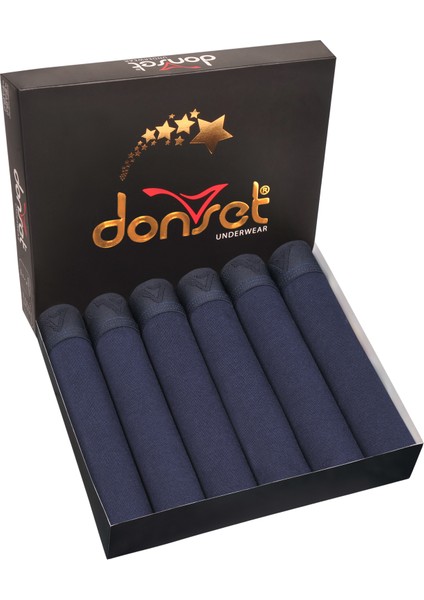 Erkek Desenli Boxer - 6'lı Özel Kutusunda