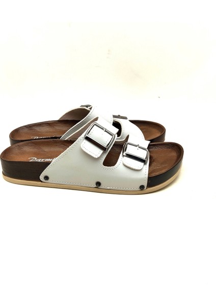 23051 Bayan Anatomik Çift Toka Terlik modelleri