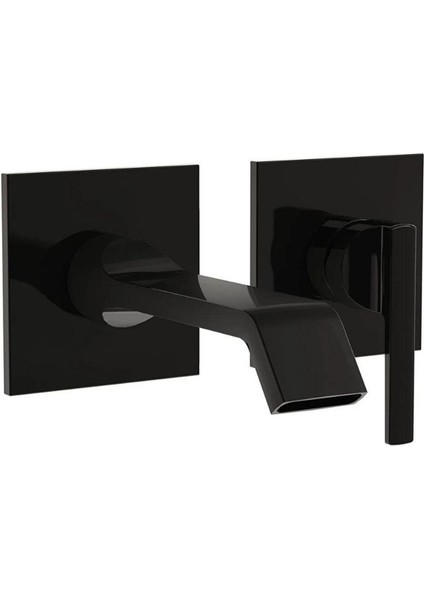 VitrA Suit Ankastre Lavabo Bataryası Parlak Siyah A4278239