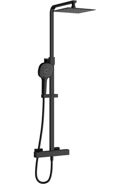 Aquaheat Bliss S 230 Duş Sistemi Mat Siyah A4720236