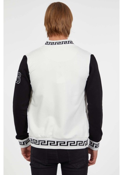 Lastiği Desenli Kolej Mont Bomber Ceket modelleri