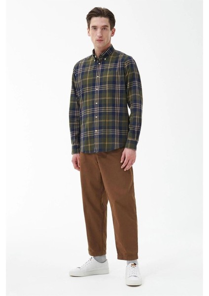 Erkek Edgar Tailored Gömlek OL51 Olive