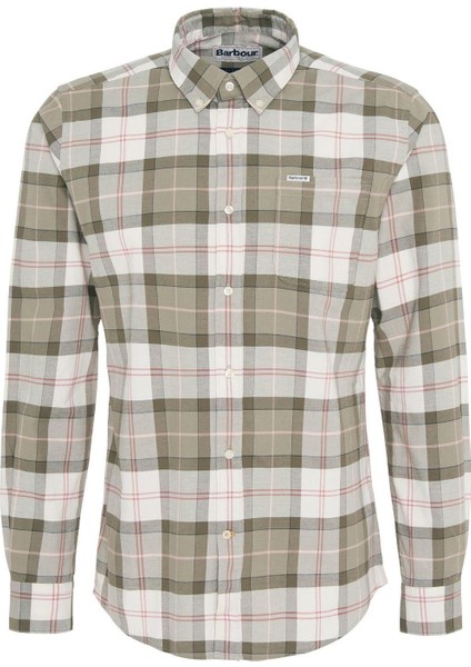 Lewis Tailored Gömlek TN24 Glenmore Olive Tartan