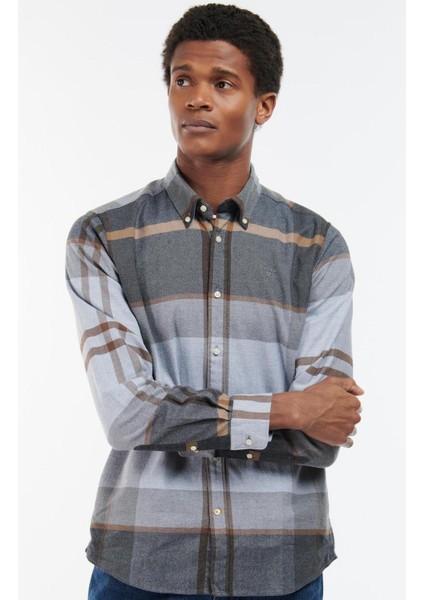 Iceloch Tailored Tartan Gömlek TN86 Greystone