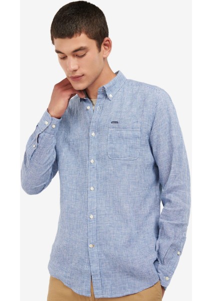 Linton Tailored Gömlek NY91 Dark Navy/Rosemary Tartan