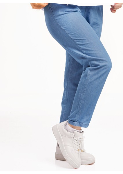 Ince Denim Pantolon Anne Giyim