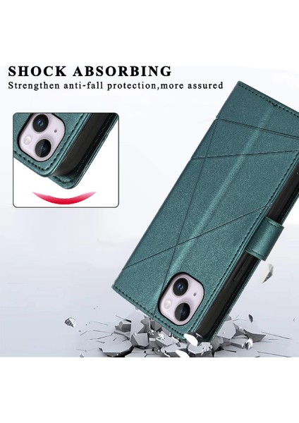 Iphone 14 Için Flip Case Artı Kickstand Şok Emici Üç Kart Yuvaları (Yurt Dışından) indirimleri
