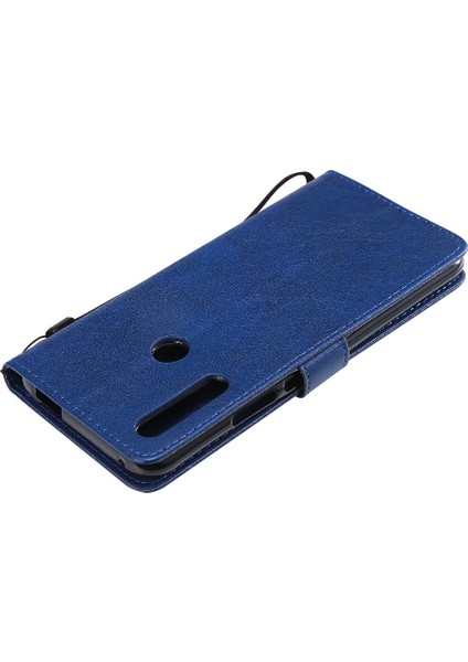 Huawei Y9 Başbakan 2019 Için Flip Case Yüksek Kalite Deri Klasik Katı Kılıf (Yurt Dışından)