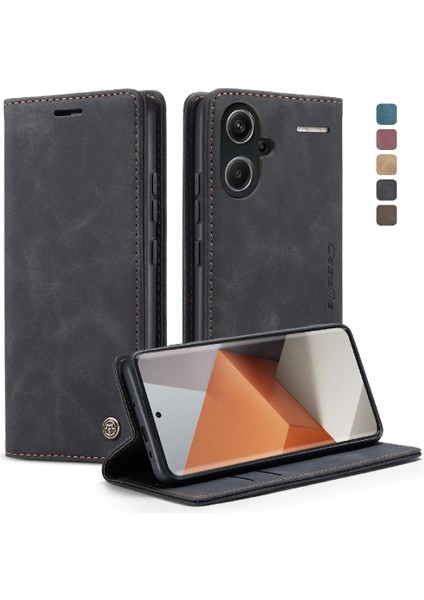 Xiaomi NOTE13 Pro Artı Manyetik Kapatma Darbeye Vintage Için Flip Case (Yurt Dışından)