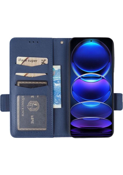 Xiaomi Poco X5 Pu Deri Manyetik Yan Toka Cüzdan Kart Yuvaları (Yurt Dışından) modelleri