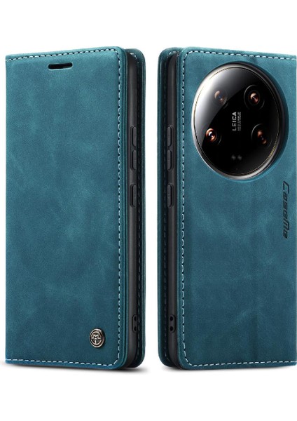 Xiaomi 14 Için Flip Case Ultra Kılıf Kart Yuvası Kickstand Flip Folio Kitap Pu (Yurt Dışından)