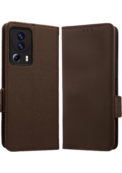 Xiaomi 13 Lite Için Kılıf Kart Yuvaları Tutucu Yan Toka Cüzdan Pu Deri (Yurt Dışından) modelleri