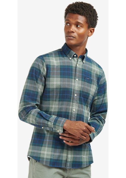 Lewis Tailored Gömlek TN29 Kielder Blue Tartan
