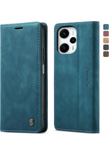 Xiaomi Poco F5 5g Manyetik Kapatma Için Flip Case Darbeye Çevir Folio Pu (Yurt Dışından)