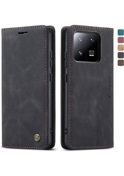 Xiaomi 13 Pro Için Flip Case Manyetik Kapatma Darbeye Çevir Folio Kitap Pu (Yurt Dışından)