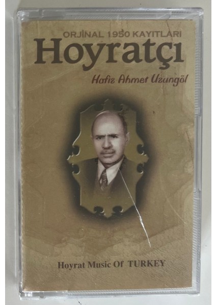 Hafız Ahmet Uzungöl Hoyratçı Kaset (Jelatininde Sıfır Orjnal Dönem Baskı Kaset)