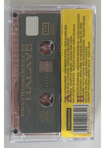 Enstrumental Halay Kaset (Orjnal Dönem Baskı Kaset)