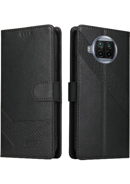 Xiaomi 10T Lite Kickstand Darbeye Üç Kart Yuvaları 4 Için Flip Case (Yurt Dışından)