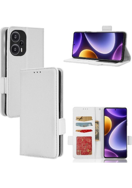 Xiaomi Poco F5 5g Için Kılıf Cüzdan Kart Yuvaları Tutucu Yan Toka Manyetik (Yurt Dışından) indirimleri