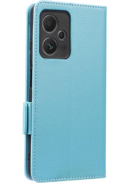 Xiaomi Redmi Için Not 12 5g Manyetik Kart Yuvaları Tutucu Pu Deri Kılıf (Yurt Dışından)