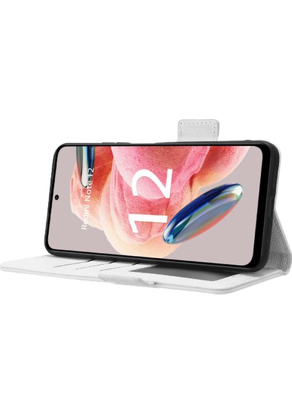 Xiaomi Redmi Için Not 12 4g Pu Deri Manyetik Cüzdan Yan Toka (Yurt Dışından) fiyatları