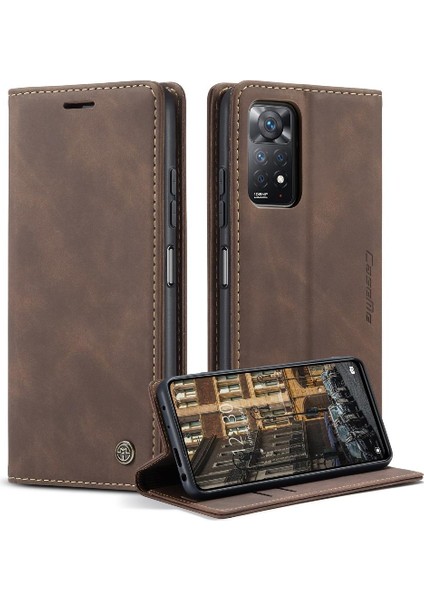 Xiaomi Redmi Not 12 Için Flip Case Pro 4g Flip Folio Kitap Vintage Pu Kılıf (Yurt Dışından)