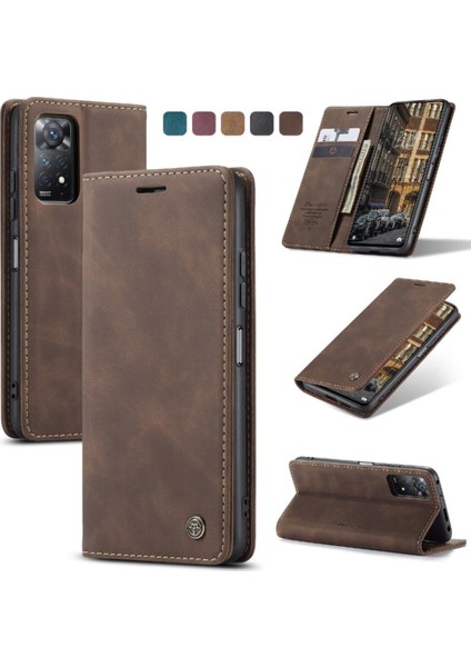 Xiaomi Redmi Not 12 Için Flip Case Pro 4g Flip Folio Kitap Vintage Pu Kılıf (Yurt Dışından) modelleri