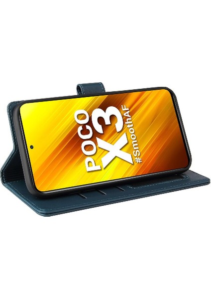 Xiaomi Poco X3 Nfc Üç Kart Yuvaları Için Flip Case Kickstand Darbeye 4 (Yurt Dışından)