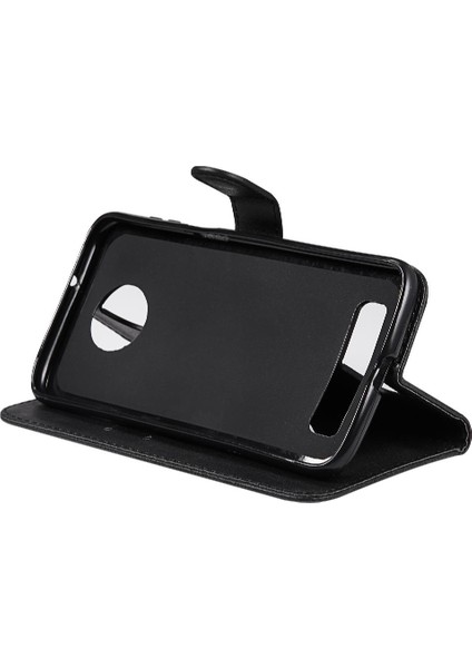 Motorola Moto Z3 Oyun Klasik Düz Renk ile Yüksek Kalite Için Flip Case (Yurt Dışından) modelleri