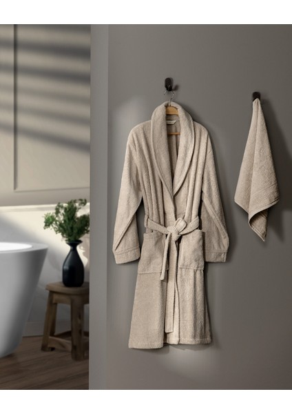 Avril Şalyaka Unisex Bornoz Set