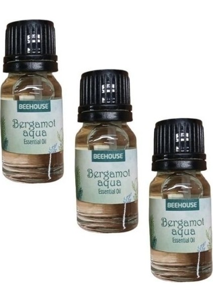 Bee House Beehouse Bergamot 3'lü Paket Esansiyel Buhurdanlık Yağı 10 ml x 3 Adet