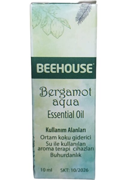 Bee House Beehouse Bergamot 3'lü Paket Esansiyel Buhurdanlık Yağı 10 ml x 3 Adet