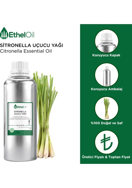 Citronella Uçucu Yağı 1 kg