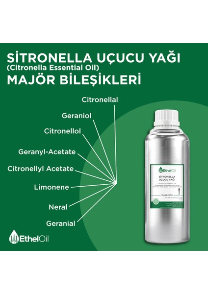 Citronella Uçucu Yağı 1 kg