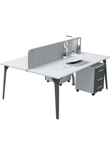 Sharp Ikili Çalışma Masası - 160 cm