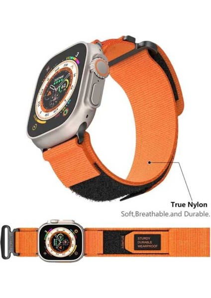 Metal Başlıklı Şık Tasarımlı Apple Watch Kordon 42MM 44MM 45MM 49MM Uyumlu Watch Ultra Kayış