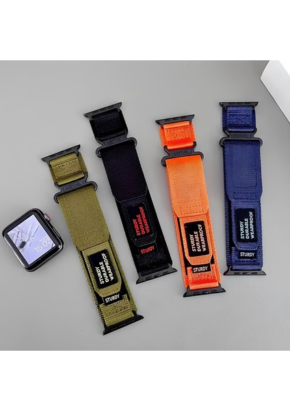Metal Başlıklı Şık Tasarımlı Apple Watch Kordon 42MM 44MM 45MM 49MM Uyumlu Watch Ultra Kayış